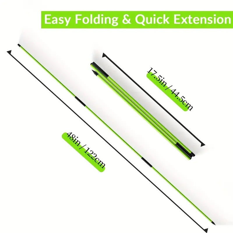 Lisslune | Factory Direct Sale Three-fold Directional Stick 2 Pack Golf Pointers Swing Practice Aid