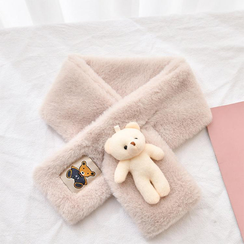 Lisslune | Cute Bear Plush Bib For Adult And Child