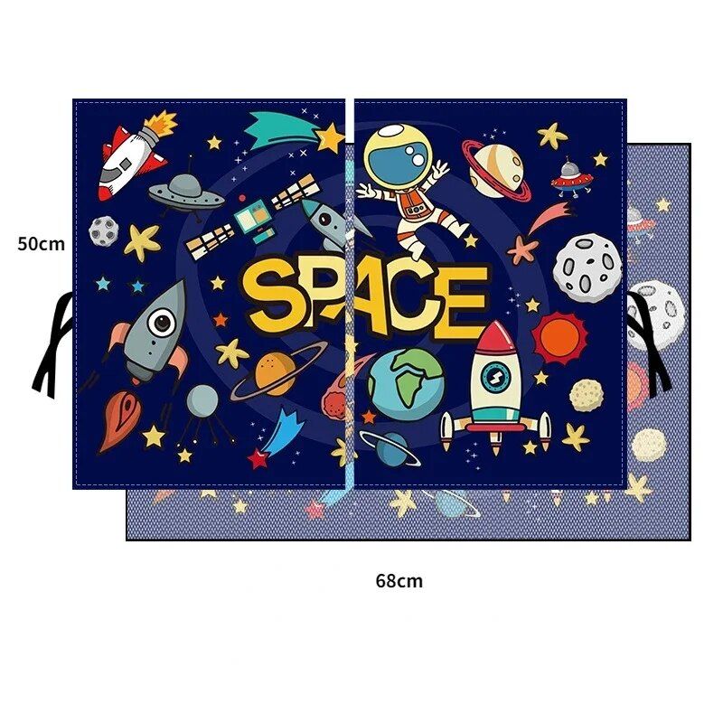 Lisslune | Universal Magnetic Car Side Screen Sunshade - Cartoon Curtain for Kids' Sun Protection and Thermal Insulation