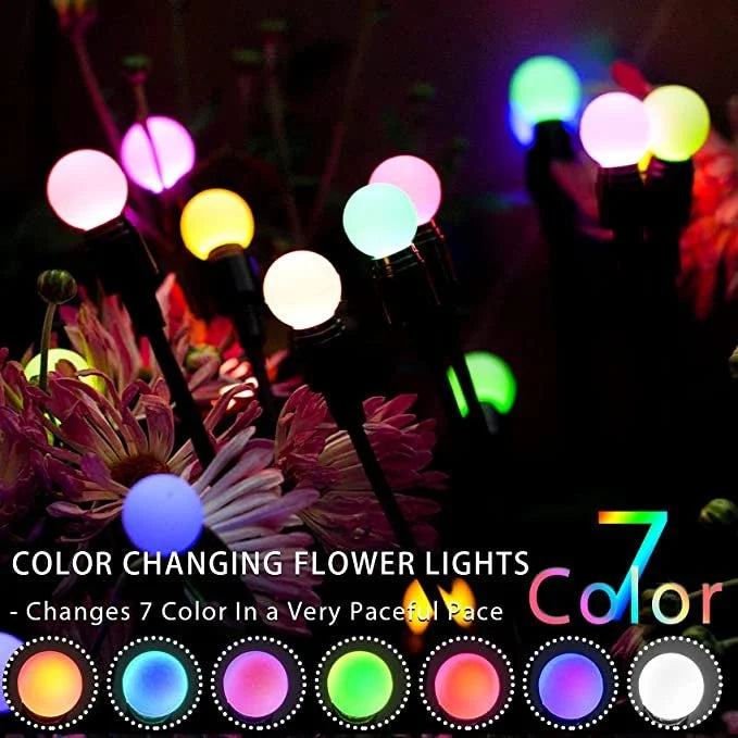 Lisslune | Solar Garden LED Firefly Plug Light