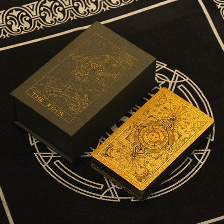Lisslune | Explore the Mystical World of Tarot Gold Foil Tarot