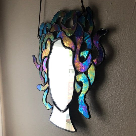 Lisslune | Medusa Stained Glass Suncatcher Mirror