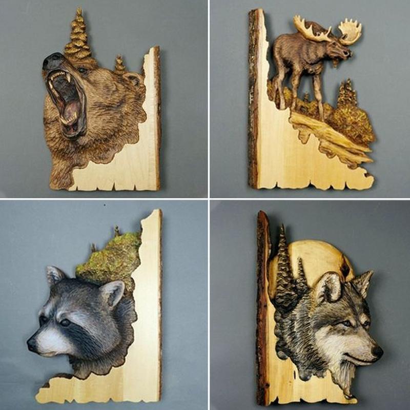 Lisslune | Animal Carving Handcraft Wall Decoration