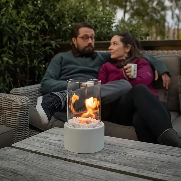 Lisslune | Portable fire bowl for a cozy atmosphere | Elegant & modern table fire bowl - Shakti