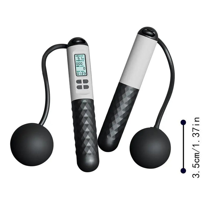 Lisslune | Wireless Jump Rope with Counter – Weighted Handles for Home Cardio Workouts