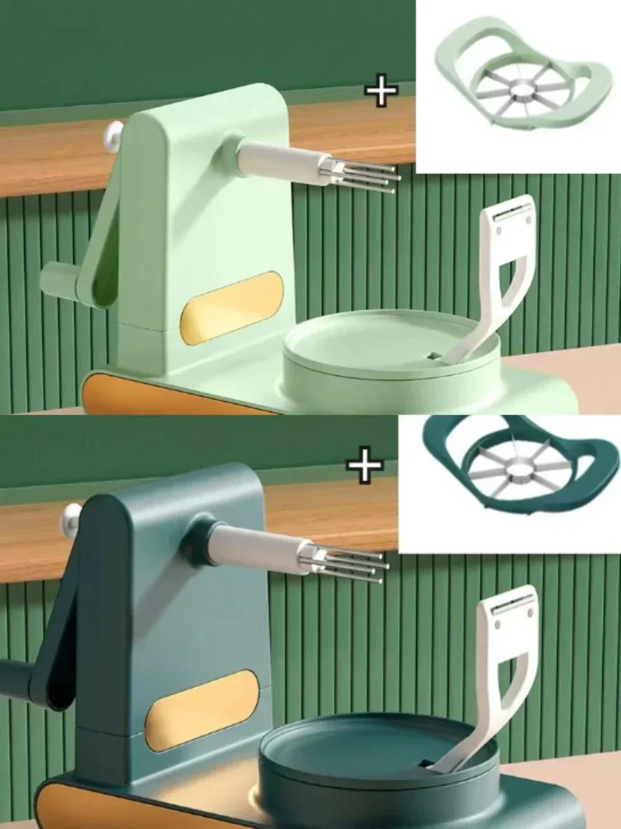 Lisslune | Simple vegetable and fruit peeler with hand crank – For effortless peeling