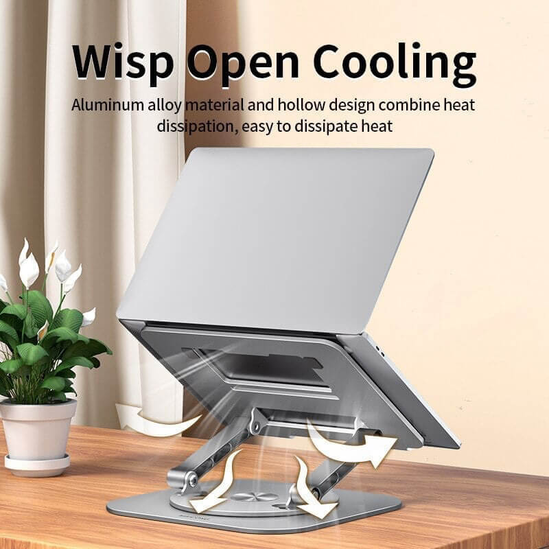 Lisslune | Laptop Stand Aluminum Alloy Rotating Bracket