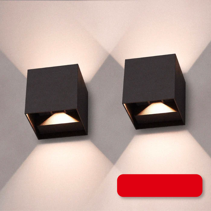Lisslune | LED Cube Wall Lamps | 1+1 Free