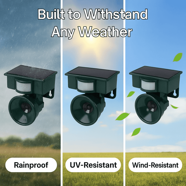 Lisslune | FEATHERBLOCK – Motion-Activated Bird Repeller for Quiet & Clean Outdoor Spaces