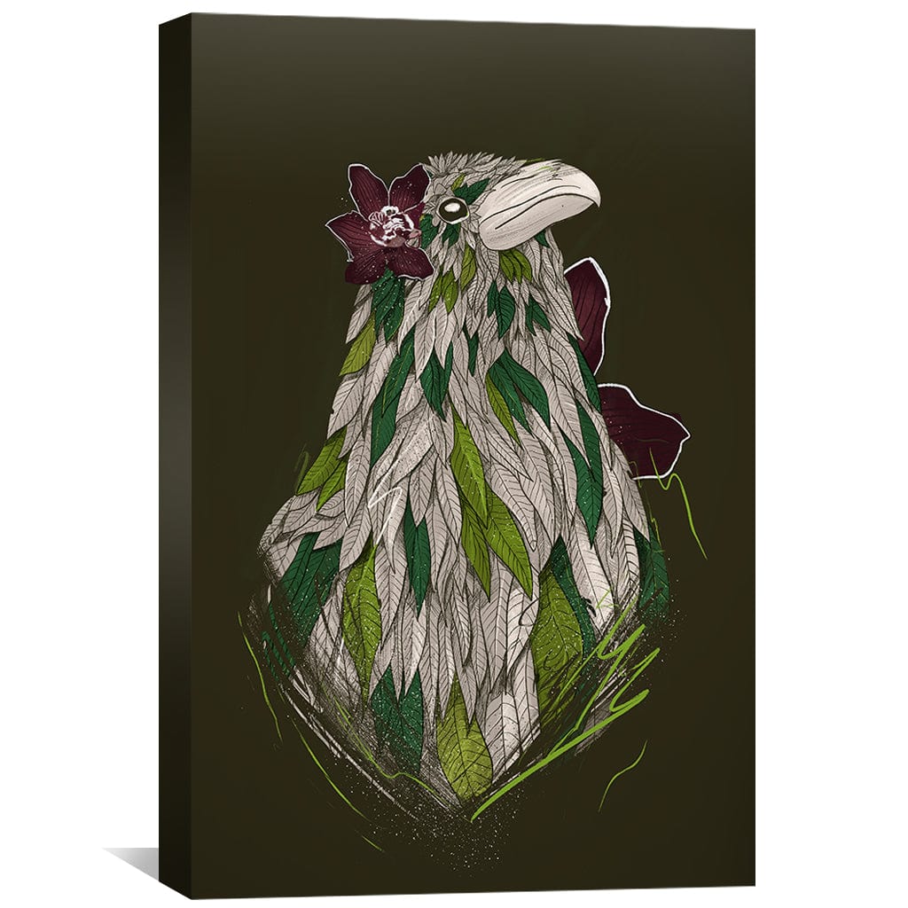 Lisslune | Feathered Raven Dark Canvas
