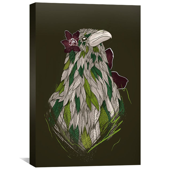 Lisslune | Feathered Raven Dark Canvas