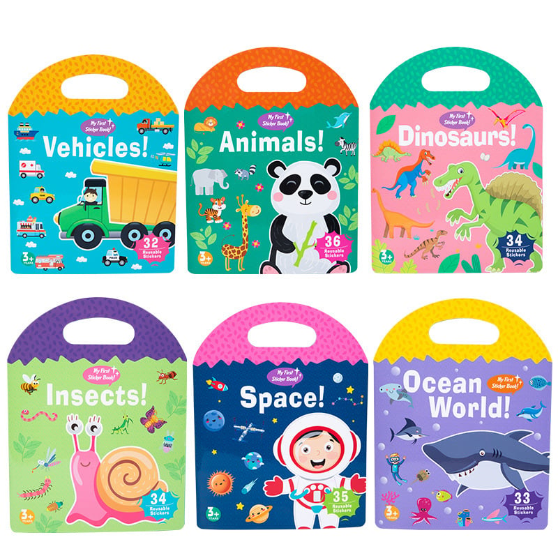 Lisslune | Reusable Sticker Book - Keep Kids off Devices!