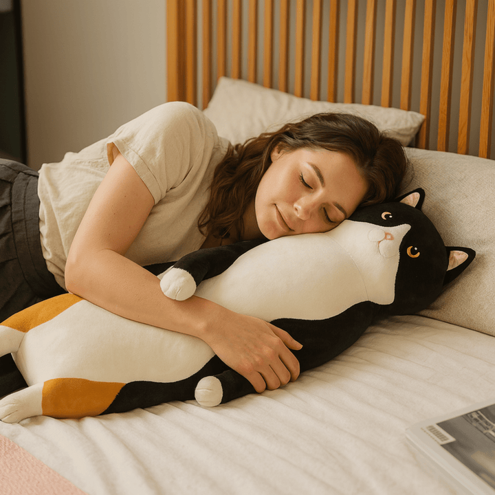 Lisslune | FELINEDREAM – Soft Plush Cat Pillow for Kids