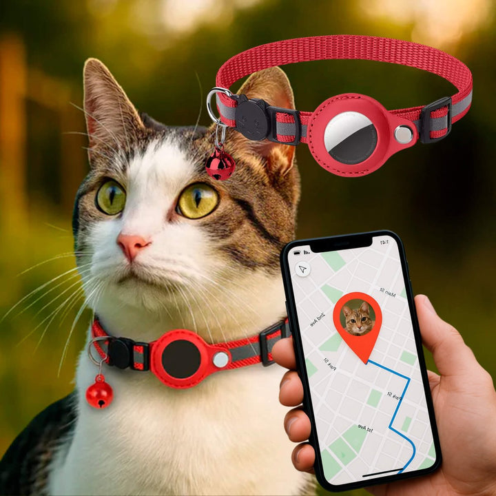 Lisslune | FELITRACK – Cat GPS Tracker Collar with Reflective Design
