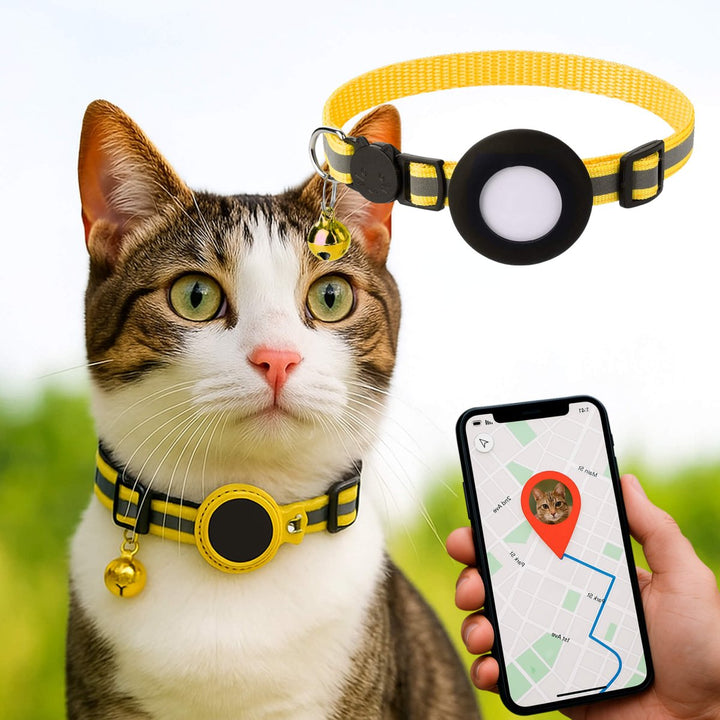 Lisslune | FELITRACK – Cat GPS Tracker Collar with Reflective Design