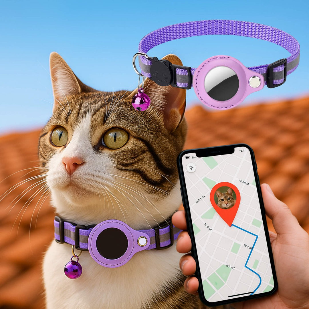 Lisslune | FELITRACK – Cat GPS Tracker Collar with Reflective Design