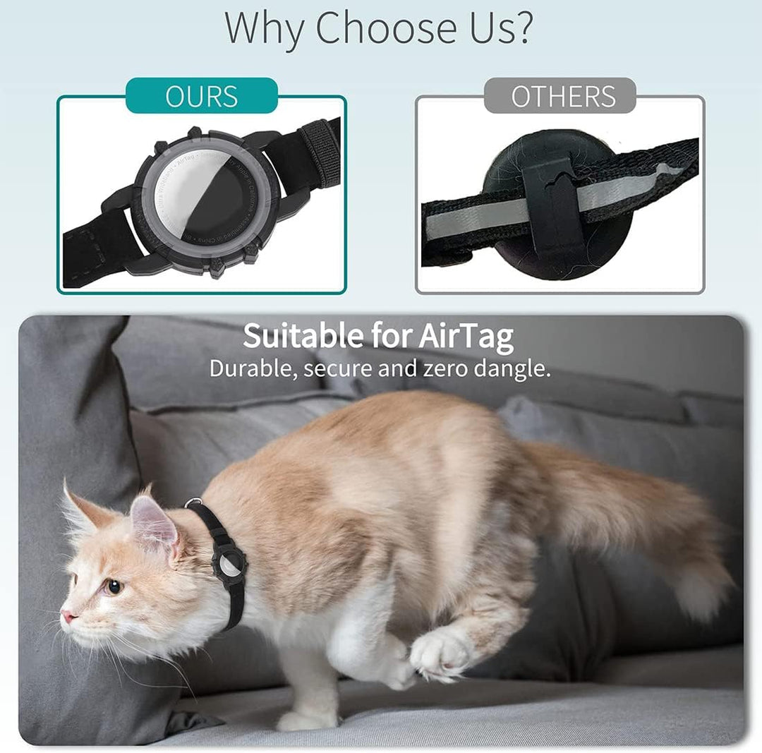 Lisslune | FELITRACK – Cat GPS Tracker Collar with Reflective Design
