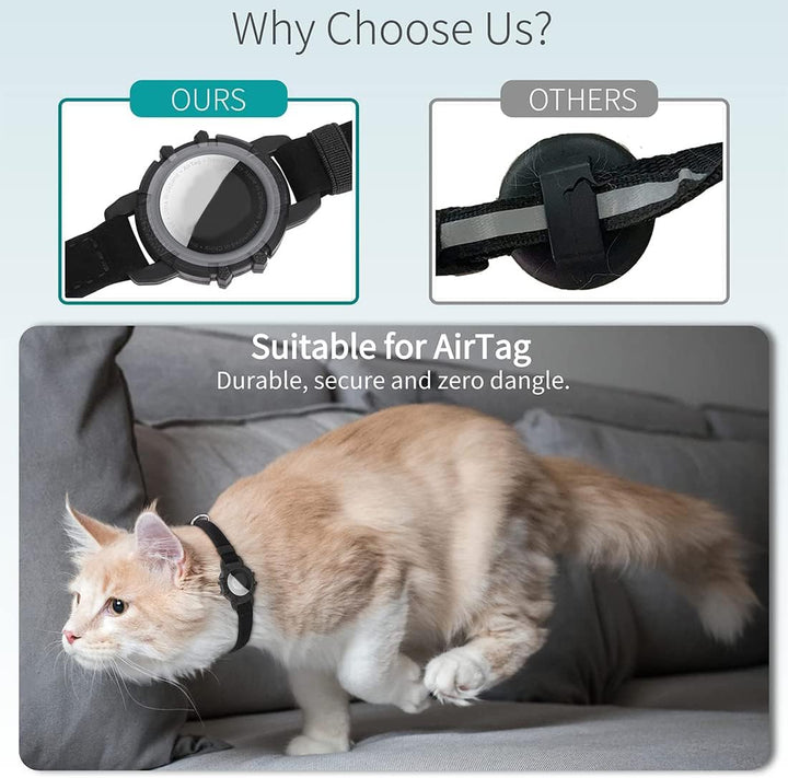 Lisslune | FELITRACK – Cat GPS Tracker Collar with Reflective Design