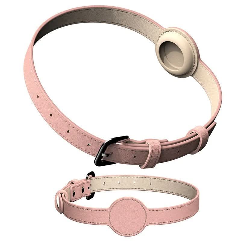 Lisslune | EDOUARD – Elegant dog collar with AirTag holder & weatherproof design