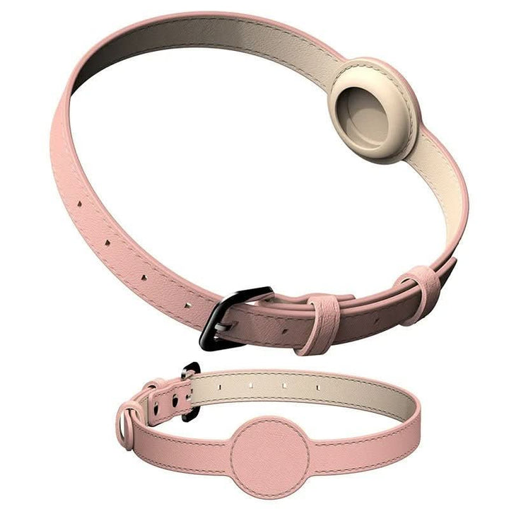 Lisslune | EDOUARD – Elegant dog collar with AirTag holder & weatherproof design