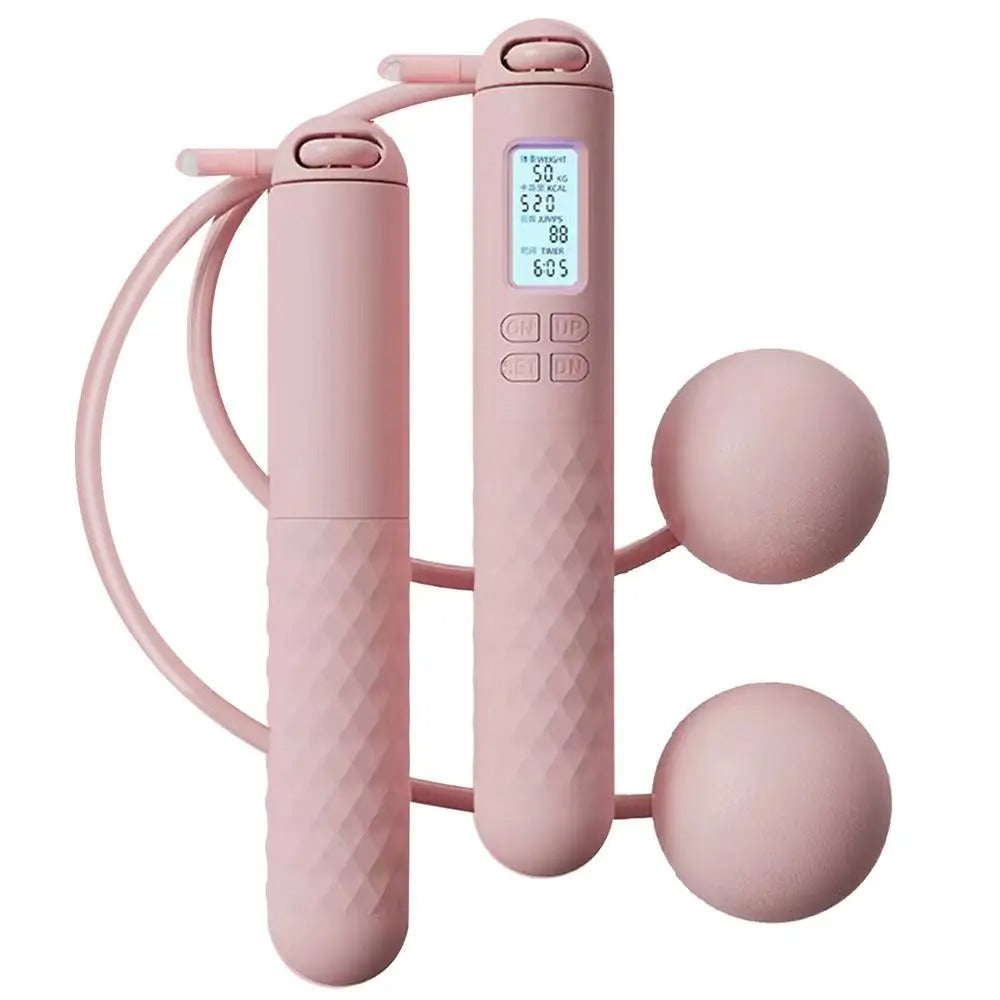 Lisslune | Wireless Jump Rope with Counter – Weighted Handles for Home Cardio Workouts