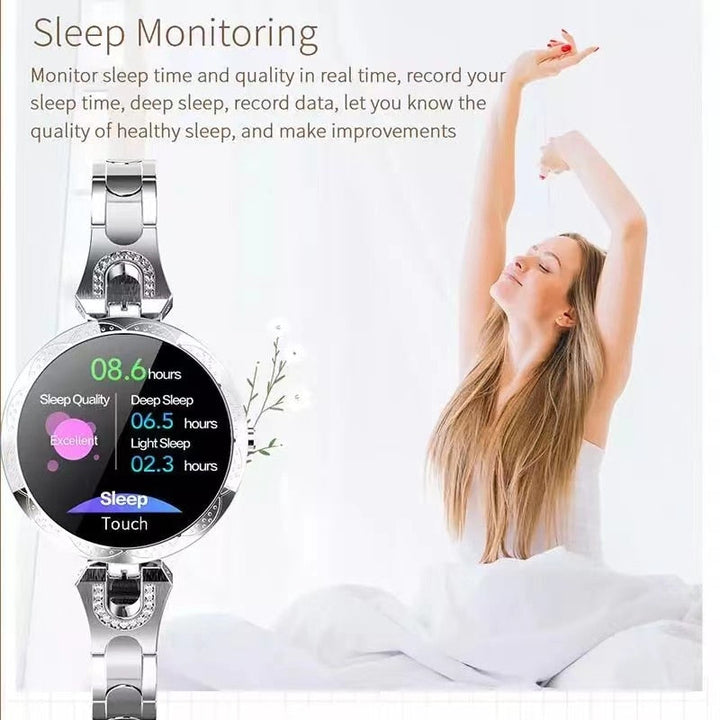 Lisslune | PolsVital Women's Smartwatch – Waterproof, Health and Fitness Monitor in Stylish Design