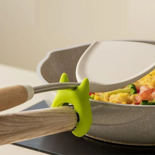 Lisslune | Silicone spoon holder pot clip