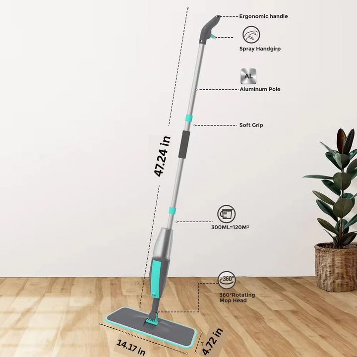 Lisslune | Microfiber Spray Mop for Hard Floors