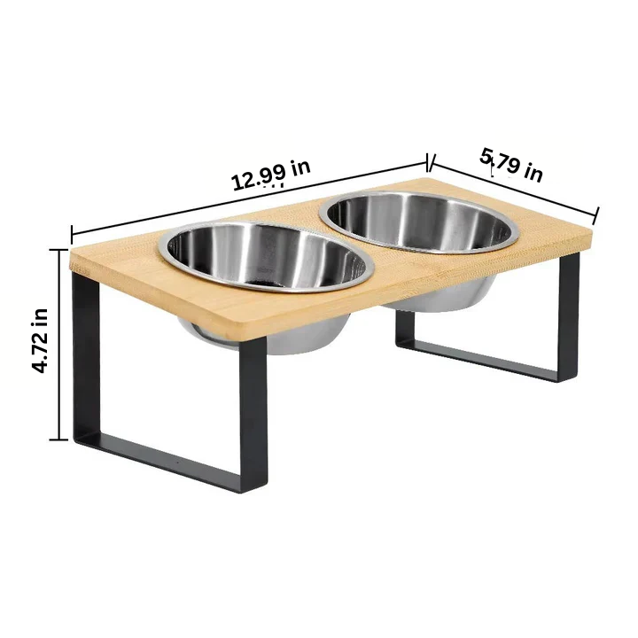 Lisslune | Raised Cat Bowl for Comfortable Feeding