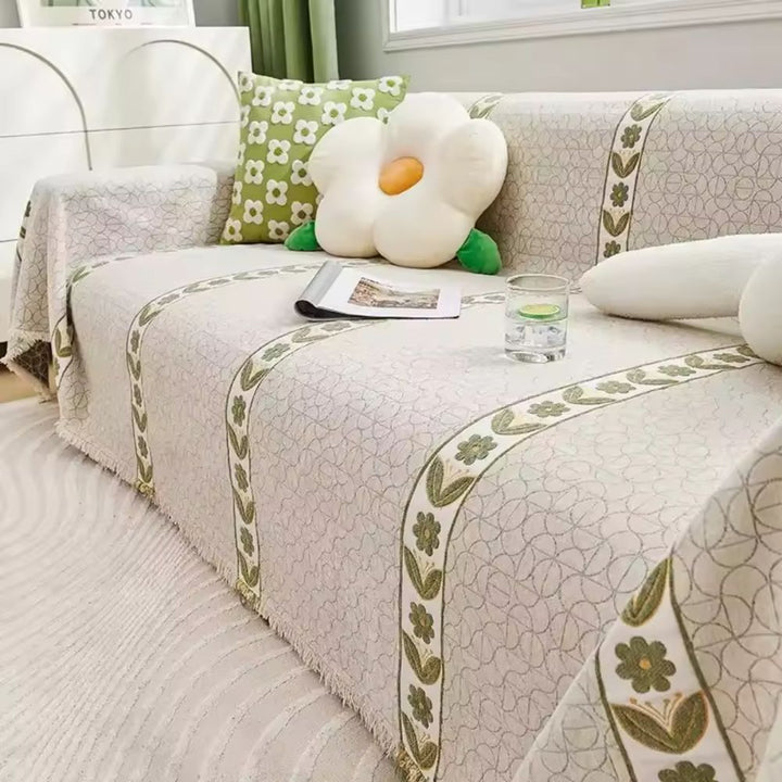 Lisslune | Flourish Leaf Sofa Cover