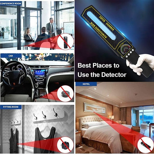 Lisslune | GPS Tracker Detector #2025 – Advanced Bug Sweeper for Hidden Cameras & Trackers