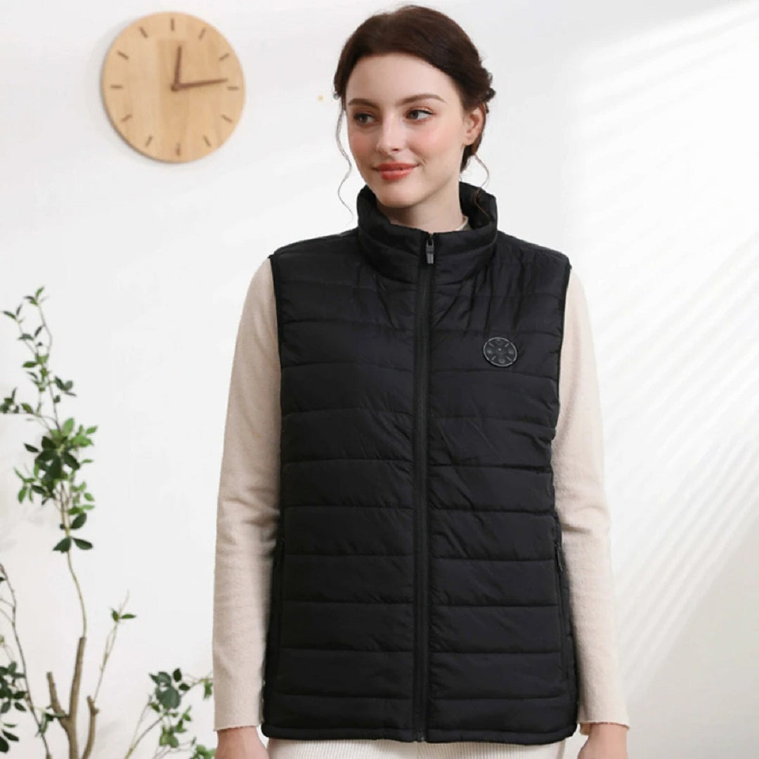 Lisslune | 9-Zone USB Heated Vest | Rechargeable, Adjustable Heat Control & Ideal for Outdoor Activities