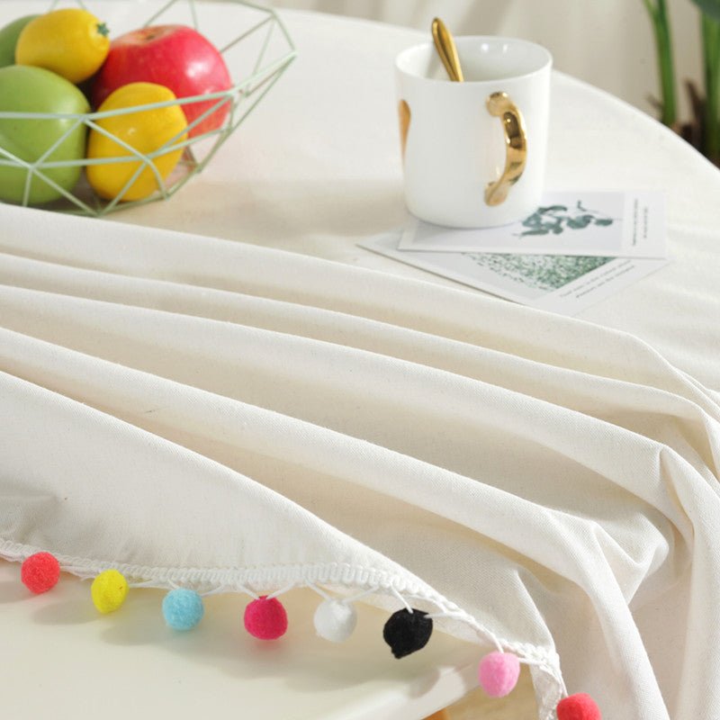 Lisslune | Fiesta White Tablecloth