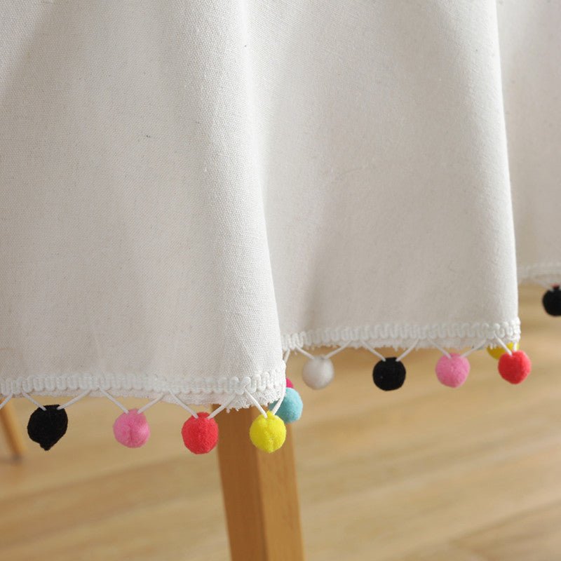 Lisslune | Fiesta White Tablecloth