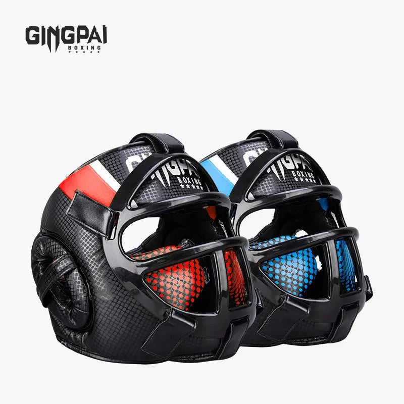 Lisslune | Fightguard Premium Headgear with Face Mask – Full Head and Face Protection for Sparring, Muay Thai, Taekwondo, and Martial Arts Training
