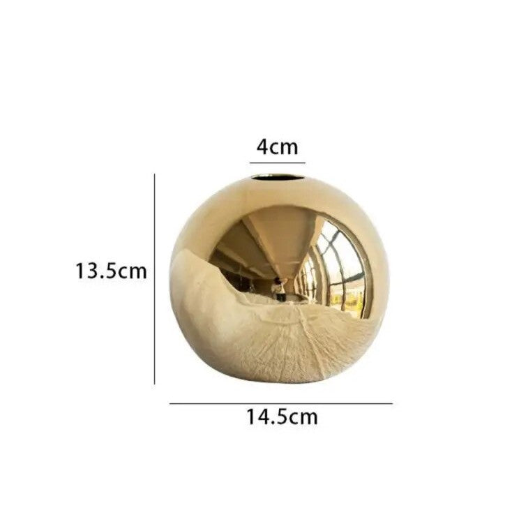 Lisslune | Golden Ball Vase