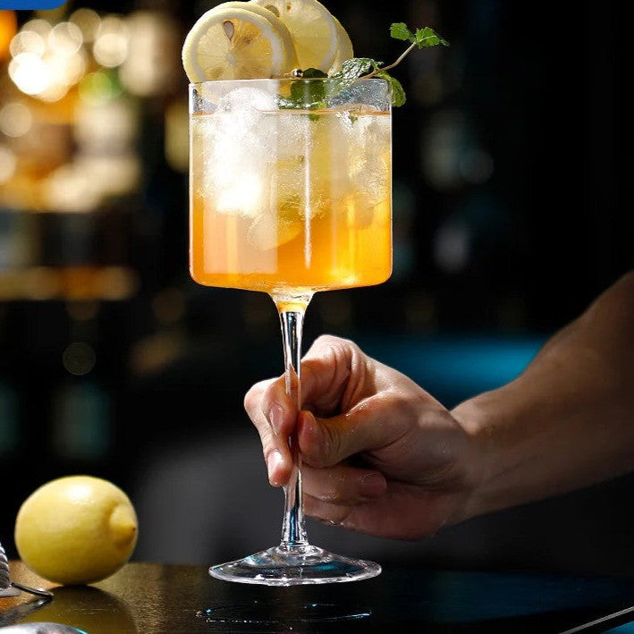 Lisslune | Square Highball Cocktail Glass