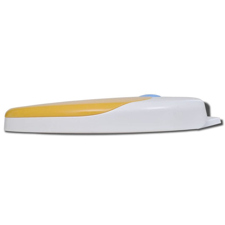 Lisslune | White & Yellow Soft Close Toilet Seat for Adults/Children