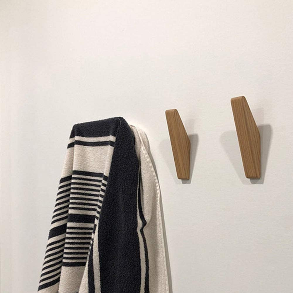 Lisslune | Scandi set of 6 wooden coat hooks