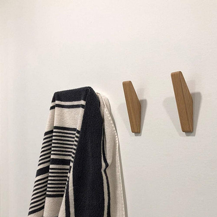 Lisslune | Scandi set of 6 wooden coat hooks