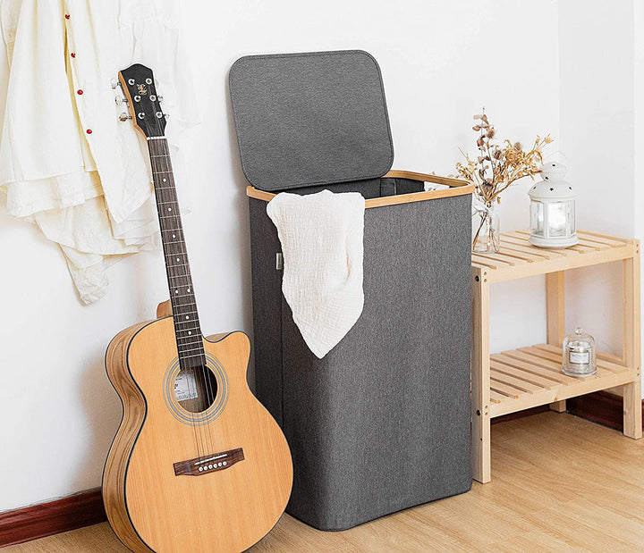 Lisslune | High Bamboo Laundry Basket