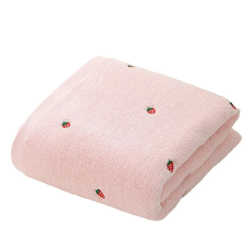 Lisslune | Strawberry Bath Towels