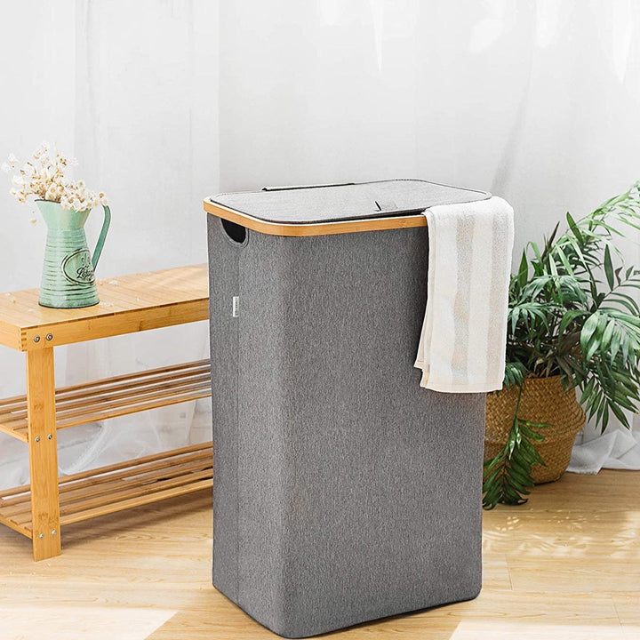Lisslune | High Bamboo Laundry Basket