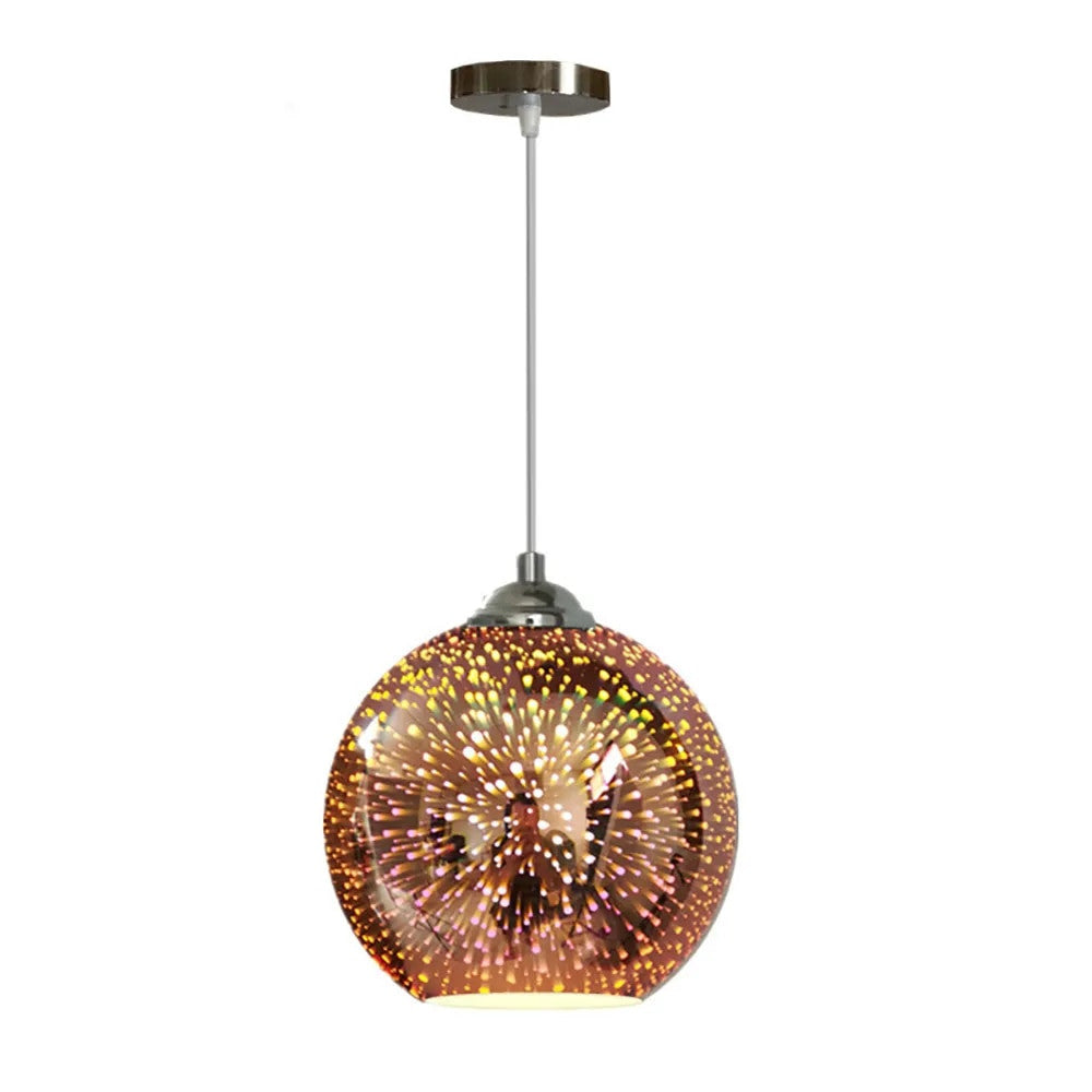 Lisslune | Perforated Glass Ceiling Light