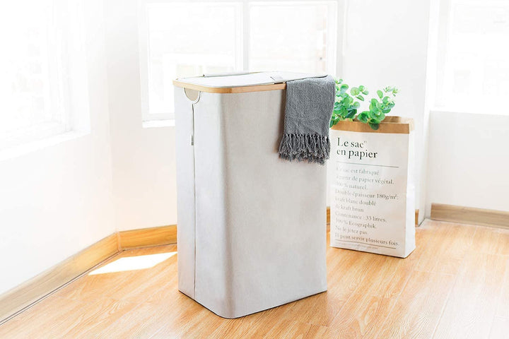 Lisslune | High Bamboo Laundry Basket