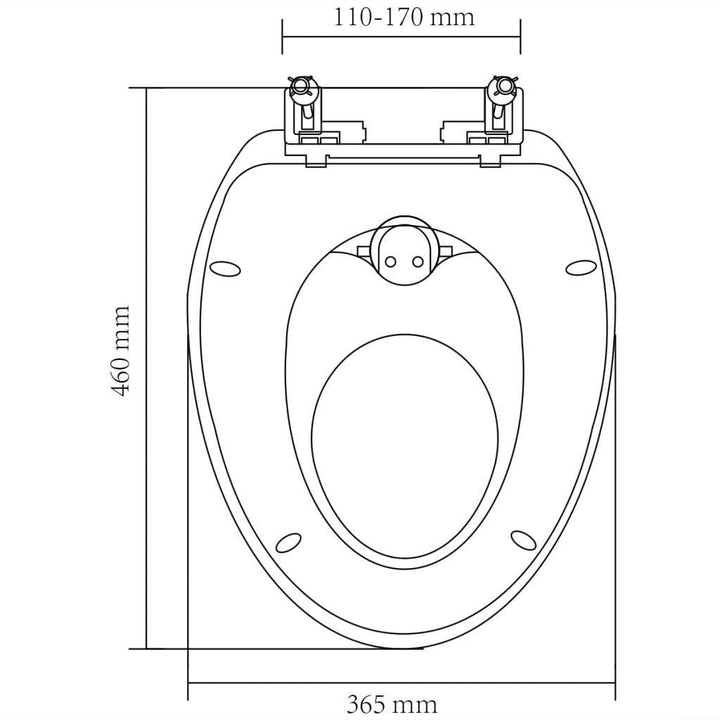 Lisslune | White & Yellow Soft Close Toilet Seat for Adults/Children
