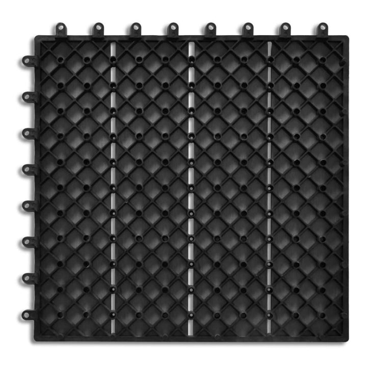 Lisslune | WPC tiles 30x30cm 11pcs 1m2 Gray