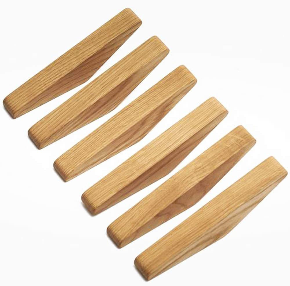 Lisslune | Scandi set of 6 wooden coat hooks