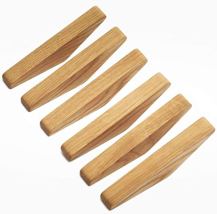Lisslune | Scandi set of 6 wooden coat hooks