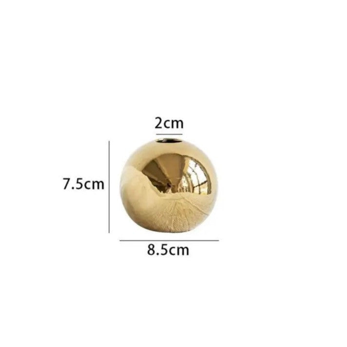 Lisslune | Golden Ball Vase